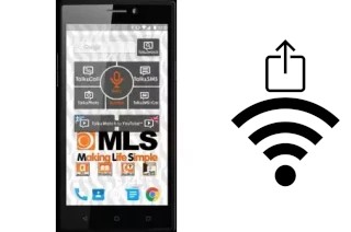 How to generate a QR code with the Wi-Fi password on a MLS IQ1502A