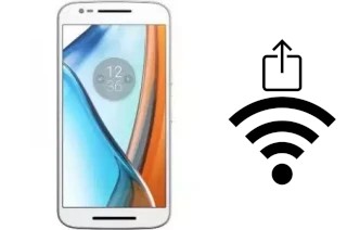 How to generate a Wi-Fi QR code on an Moto E3 Power