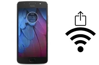 How to generate a QR code with the Wi-Fi password on a Moto G5S Plus