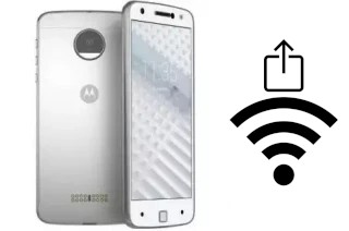 How to generate a QR code with the Wi-Fi password on a Moto X4