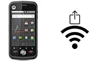 How to generate a Wi-Fi QR code on an Motorola Quench XT5 XT502