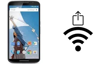 How to generate a QR code with the Wi-Fi password on a Motorola Nexus 6