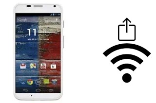 How to generate a Wi-Fi QR code on an Motorola Moto X