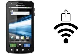 How to generate a QR code with the Wi-Fi password on a Motorola ATRIX 4G