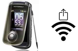 How to generate a QR code with the Wi-Fi password on a Motorola A1680