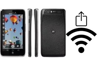 How to generate a QR code with the Wi-Fi password on a Motorola ATRIX HD