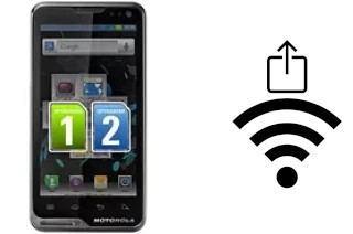 How to generate a Wi-Fi QR code on an Motorola ATRIX TV XT687