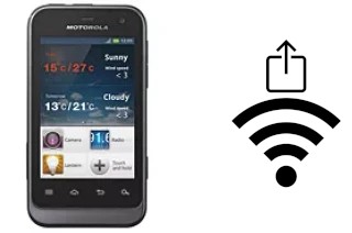 How to generate a Wi-Fi QR code on an Motorola Defy Mini XT320