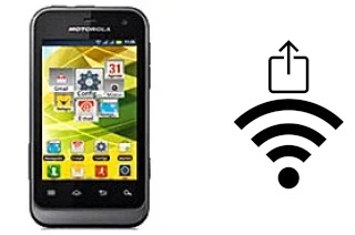 How to generate a Wi-Fi QR code on an Motorola Defy Mini XT321