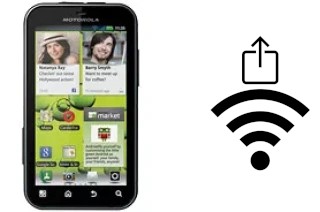 How to generate a Wi-Fi QR code on an Motorola DEFY+