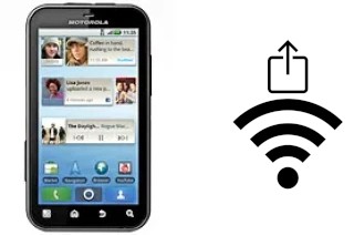 How to generate a Wi-Fi QR code on an Motorola DEFY