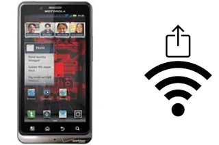 How to generate a Wi-Fi QR code on an Motorola DROID BIONIC XT875