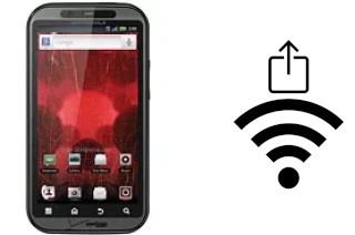 How to generate a Wi-Fi QR code on an Motorola DROID BIONIC XT865