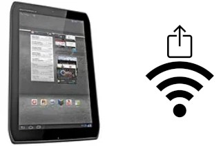 How to generate a QR code with the Wi-Fi password on a Motorola DROID XYBOARD 8.2 MZ609