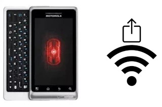 How to generate a Wi-Fi QR code on an Motorola DROID 2 Global