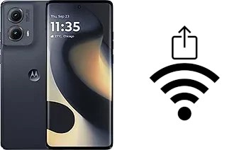 How to generate a QR code with the Wi-Fi password on a Motorola Edge (2024)