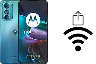 How to generate a Wi-Fi QR code on an Motorola Edge 30