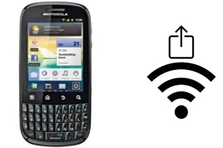 How to generate a QR code with the Wi-Fi password on a Motorola Fire