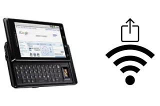How to generate a QR code with the Wi-Fi password on a Motorola MILESTONE