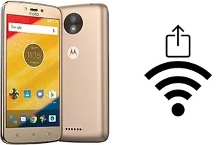 How to generate a Wi-Fi QR code on an Motorola Moto C Plus