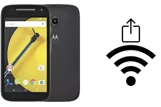 How to generate a Wi-Fi QR code on an Motorola Moto E (2nd gen)