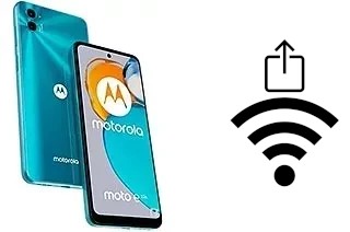 How to generate a Wi-Fi QR code on an Motorola Moto E22s