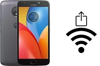 How to generate a QR code with the Wi-Fi password on a Motorola Moto E4 Plus (USA)