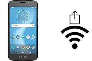 How to generate a QR code with the Wi-Fi password on a Motorola Moto E5 Cruise