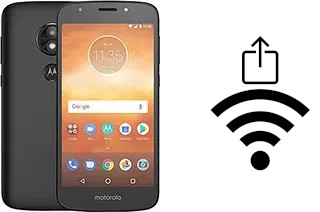 How to generate a QR code with the Wi-Fi password on a Motorola Moto E5 Play