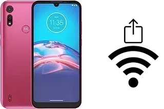 How to generate a Wi-Fi QR code on an Motorola Moto E6i