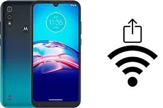 How to generate a Wi-Fi QR code on an Motorola Moto E6s (2020)