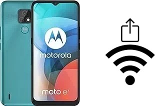 How to generate a Wi-Fi QR code on an Motorola Moto E7