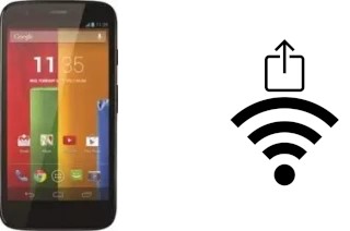 How to generate a QR code with the Wi-Fi password on a Motorola Moto G LTE