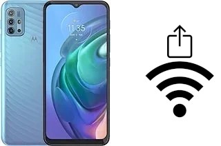 How to generate a Wi-Fi QR code on an Motorola Moto G10 Power