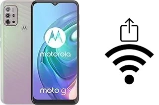 How to generate a Wi-Fi QR code on an Motorola Moto G10