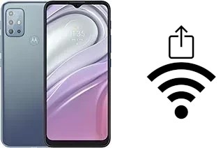 How to generate a Wi-Fi QR code on an Motorola Moto G20