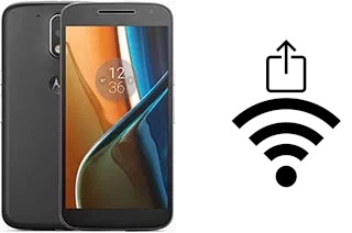 How to generate a Wi-Fi QR code on an Motorola Moto G4