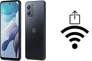 How to generate a Wi-Fi QR code on an Motorola Moto G53