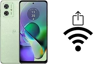 How to generate a Wi-Fi QR code on an Motorola Moto G54 (China)