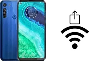 How to generate a Wi-Fi QR code on an Motorola Moto G8