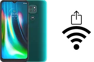 How to generate a Wi-Fi QR code on an Motorola Moto G9 (India)