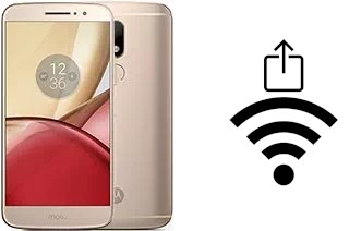 How to generate a QR code with the Wi-Fi password on a Motorola Moto M