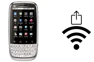 How to generate a QR code with the Wi-Fi password on a Motorola MOTO MT620