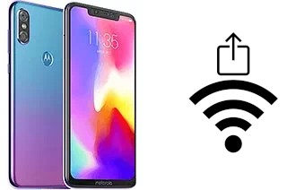 How to generate a QR code with the Wi-Fi password on a Motorola P30