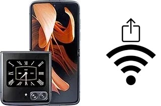 How to generate a Wi-Fi QR code on an Motorola Moto Razr 2022