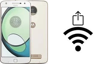 How to generate a Wi-Fi QR code on an Motorola Moto Z Play