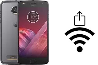 How to generate a Wi-Fi QR code on an Motorola Moto Z2 Play