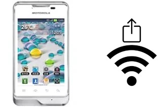 How to generate a QR code with the Wi-Fi password on a Motorola Motoluxe XT389