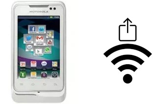 How to generate a Wi-Fi QR code on an Motorola Motosmart Me XT303