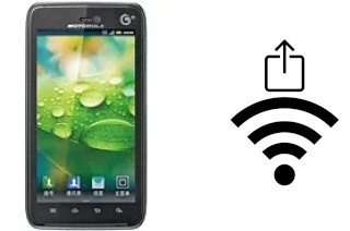 How to generate a Wi-Fi QR code on an Motorola MT917